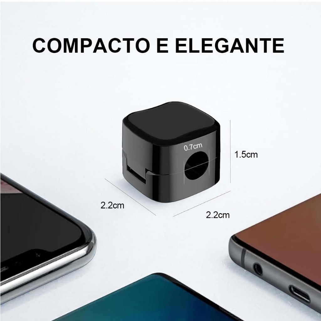 24x braçadeira de cabo magnético braçadeira de cabo USB caixa de armazenamento de cabo de mesa braçadeira de cabo de car