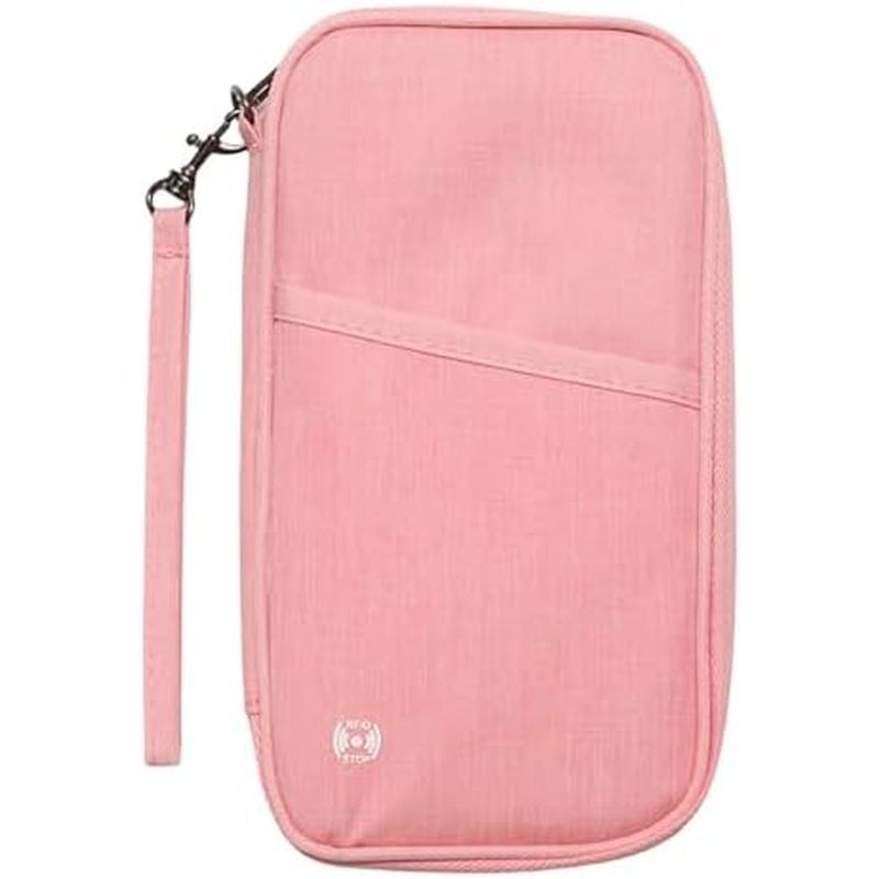 Waterproof Passport Holder for Travel Family, Travel Document Organizer with RFID Blocking, Portable Passport Wallet for