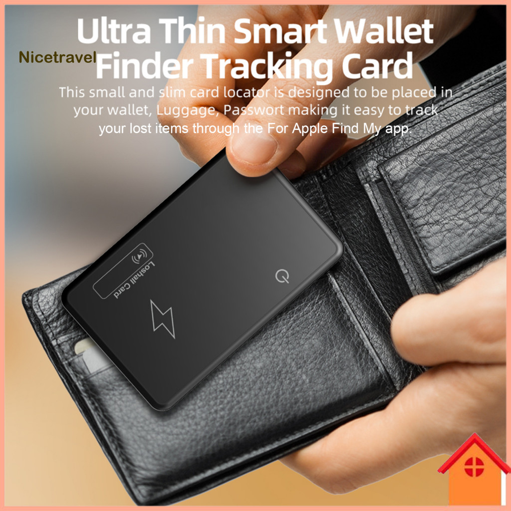 Slim Wallet Tracking Device Card Wireless Charging Tracker Ultra-thin Portable Bluetooth Gps Locator Waterproof for Phon