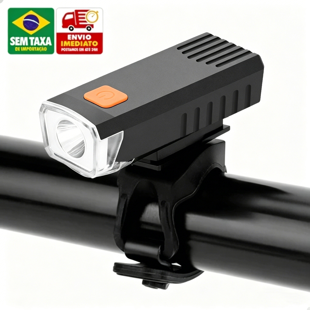 Bicycle Flashlight Strong Light LED Dual Ultra Bright 350 Lumens, Rechargeable 3 Lighting Modes