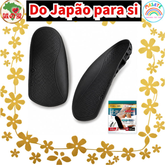 Regetta Loupe Insole Re-M, Physical Therapist Recommended Ergonomic Arch Support Orthotic Insert for Walking Fatigue Rel