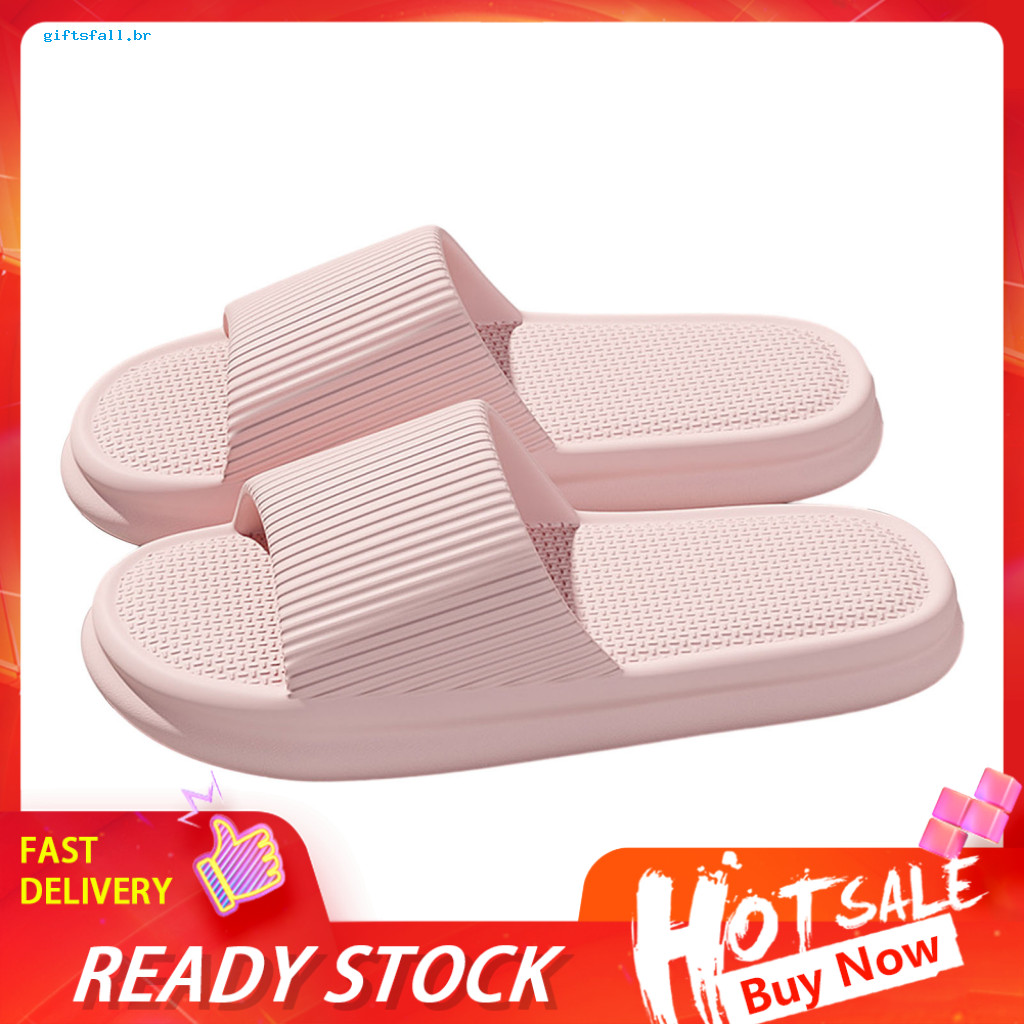 Ergonomic Slippers Outdoor Use Non-slip Shower for Men Women Open-toe Bath Shoes Lightweight Summer Mules for Bathroom B