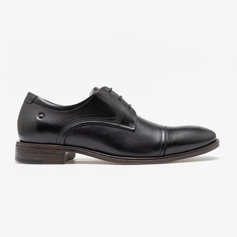 Sapato de Couro Democrata Smart Comfort Madison Hi-Soft 32 Cadarço Social Ideal Casamento