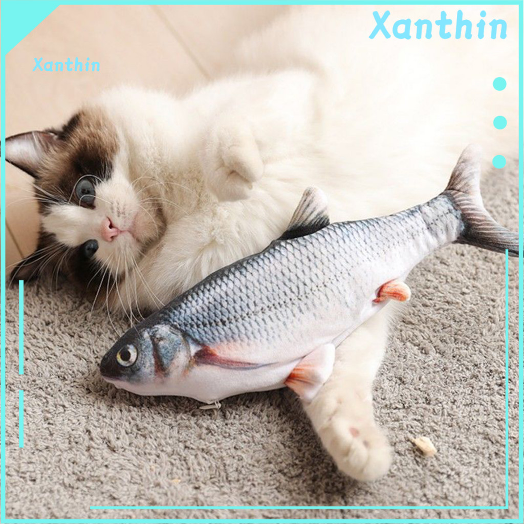 Usb Charging Fish Toy Baby Soothing 1 Set Realistic Electric Floppy with Cable – for Kids Soft Plush for Toddlers