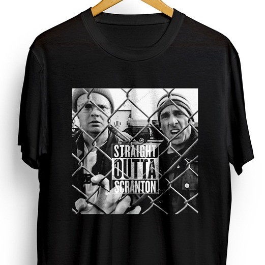 [Camiseta Premium em Algodão Puro]GXG Camiseta The Office Dwight Gym For Muscles Camisa Série Unissex