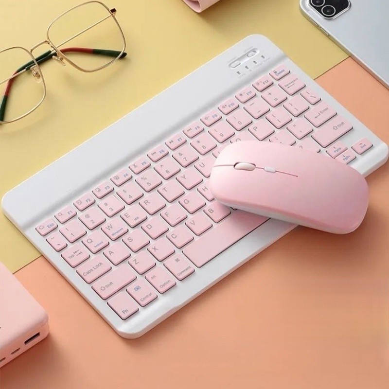 Combo Teclado e Mouse Bluetooth Blueconnect 5.2 Durável e Portátil Compatível com Multi-Dispositivos FAST
