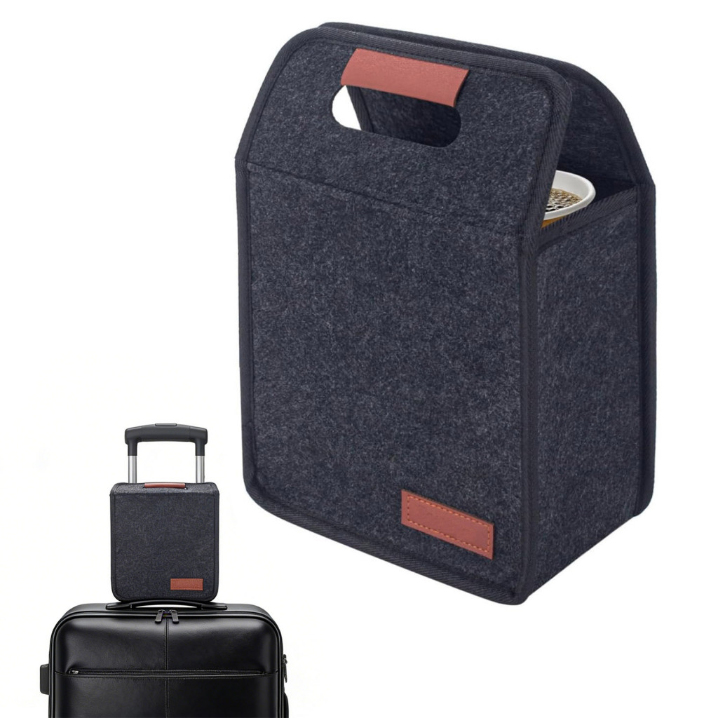 Portable Drink Tote Beverage Carrier Bag 2/4/6 Cup with Handle – Reusable Folding Coffee Holder for Car Travel Deliver