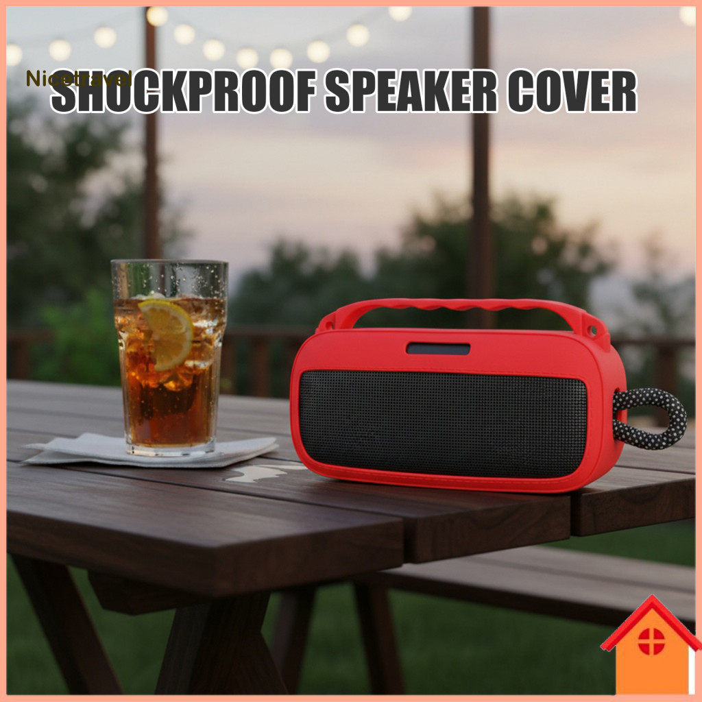 Thickened Speaker Cover Dustproof Case Waterproof Silicone for Soundlink Plus 7 with Shoulder Strap Carabiner – Durabl