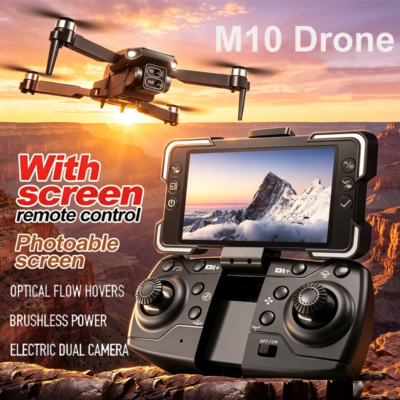 Beginner Friendly Foldable RC Drone 8K HD Camera Optical Flow Hover Obstacle Avoidance One Key Takeoff Landing 2.4G FPV