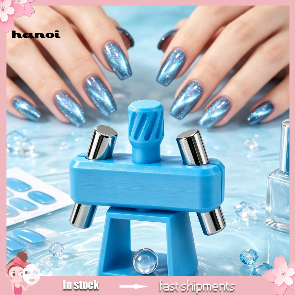 Cat Eye Nail Magnet Tool Professional Eyes Magnetic Art 360° Rotating Glass Bead for Manicure Diy Home Salon Design Eas