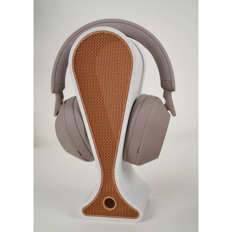 Suporte de Headset Hedra – Organizador de Mesa Premium para Fones | Design Ergonômico e Estável