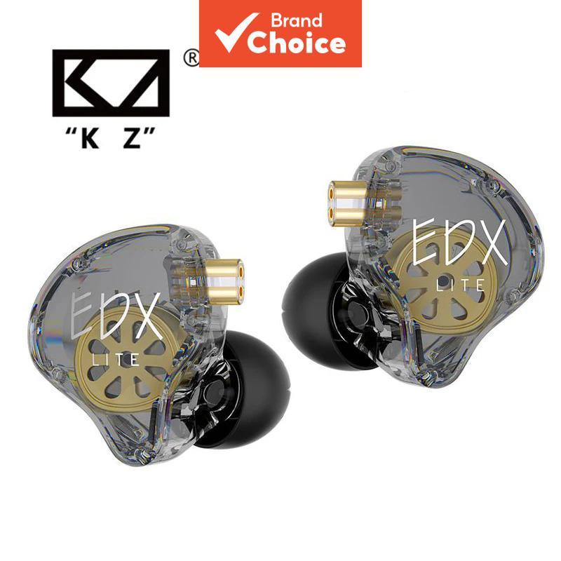 KZ-EDX Lite Fones De Ouvido Dinâmicos HIFI Bass No Monitor Magnéticos Internos Com Microfone Embutido