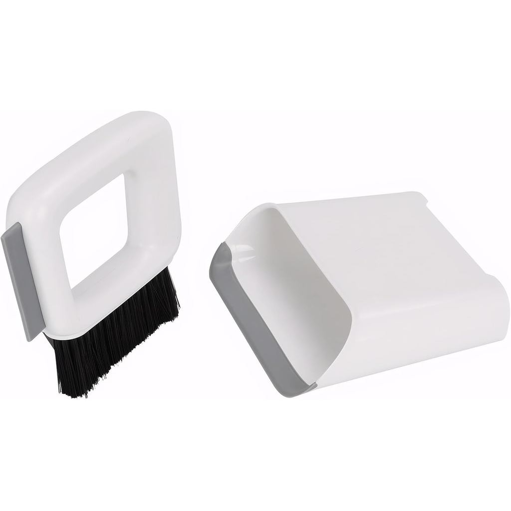 Mini Dustpan and Brush Wisp Broom and Dustpan Portable Handheld for Keyboard Bedroom Bathroom Kitchen Counter Camping Te
