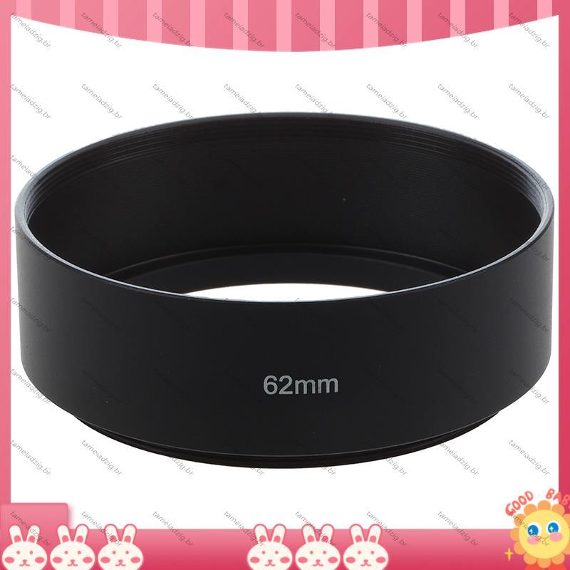 [Fast T] Capa De Lente De Metal Com Montagem Em Parafuso De 62 Mm Para Câmera De Vídeo Digital