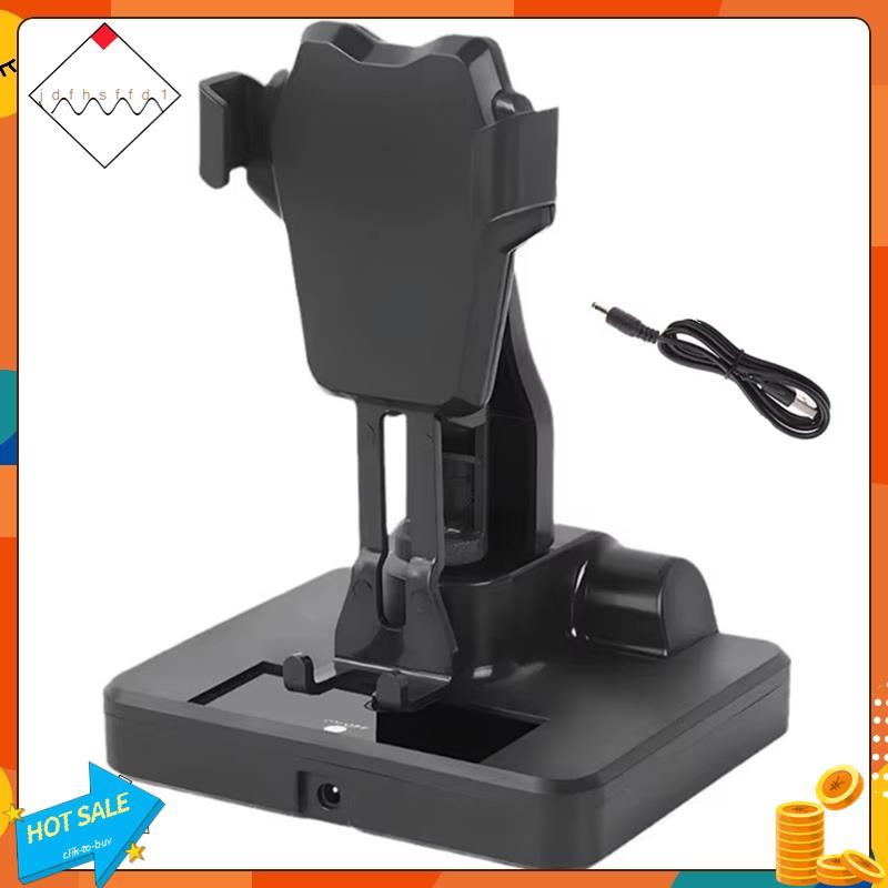 [Promover J] Desk Mute Automatic Swing Shaker Suporte Para Celular Smartphone Wiggler Pedômetro Escova Stepper