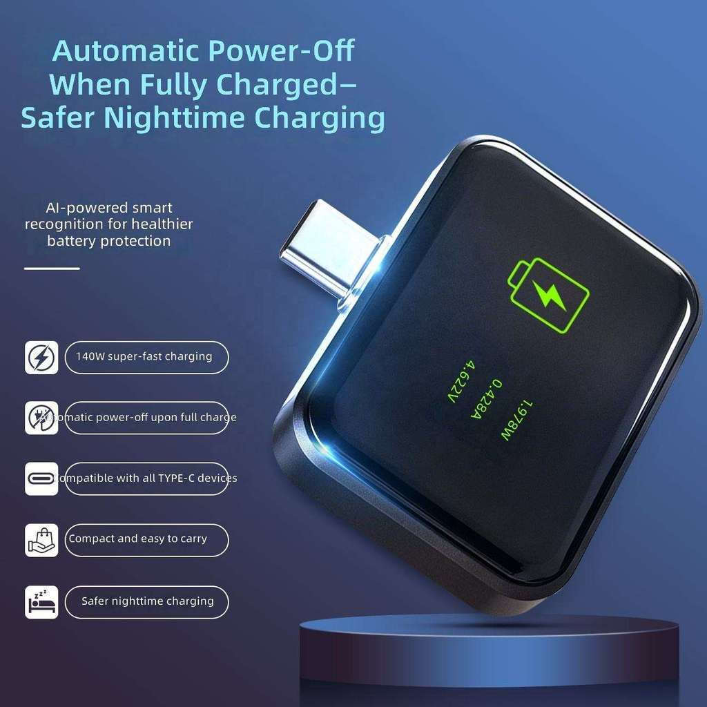 Dispositivo De Corte De Carregamento Automático 140W Tipo-C Protetor De Segurança Alimentado Por AI Desconexão Automátic