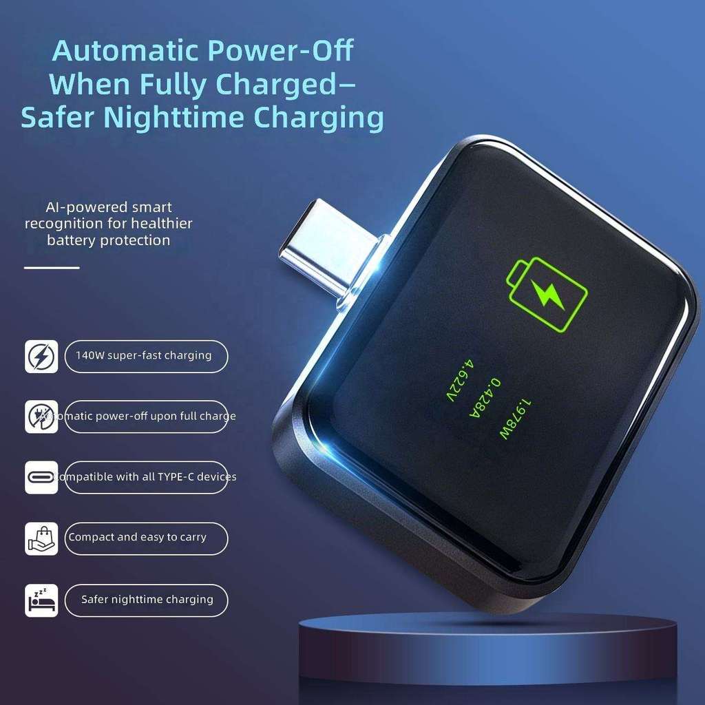 Dispositivo De Corte De Carregamento Automático 140W Tipo-C Protetor De Segurança Alimentado Por AI Desconexão Automátic