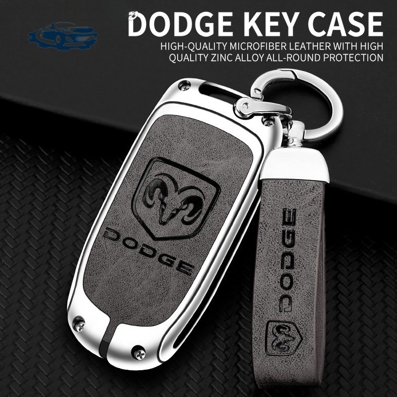 Tampa chave do carro em zinco Alloy Stand para Dodge Ram 1500 Journey Charger Dart Challenger Durango Automatic Interior