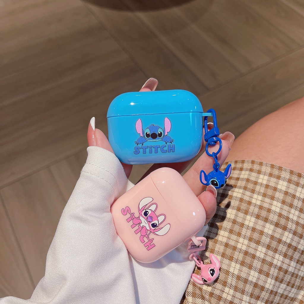 Stitch   Cute  Airpods Case soft  tpu  for AirPods 1/2 3  Pro2 Casing Wireless Bluetooth Headset Shell  Protection Cover
