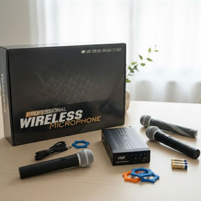 Professional Wireless Microphone – Som Potente e Alcance Estendido Zw-0354