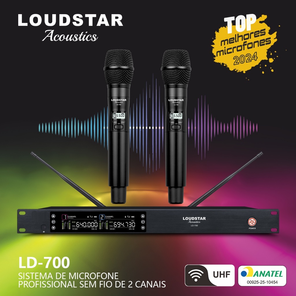 Microfone Professional Loudstar Acoustics LD-700