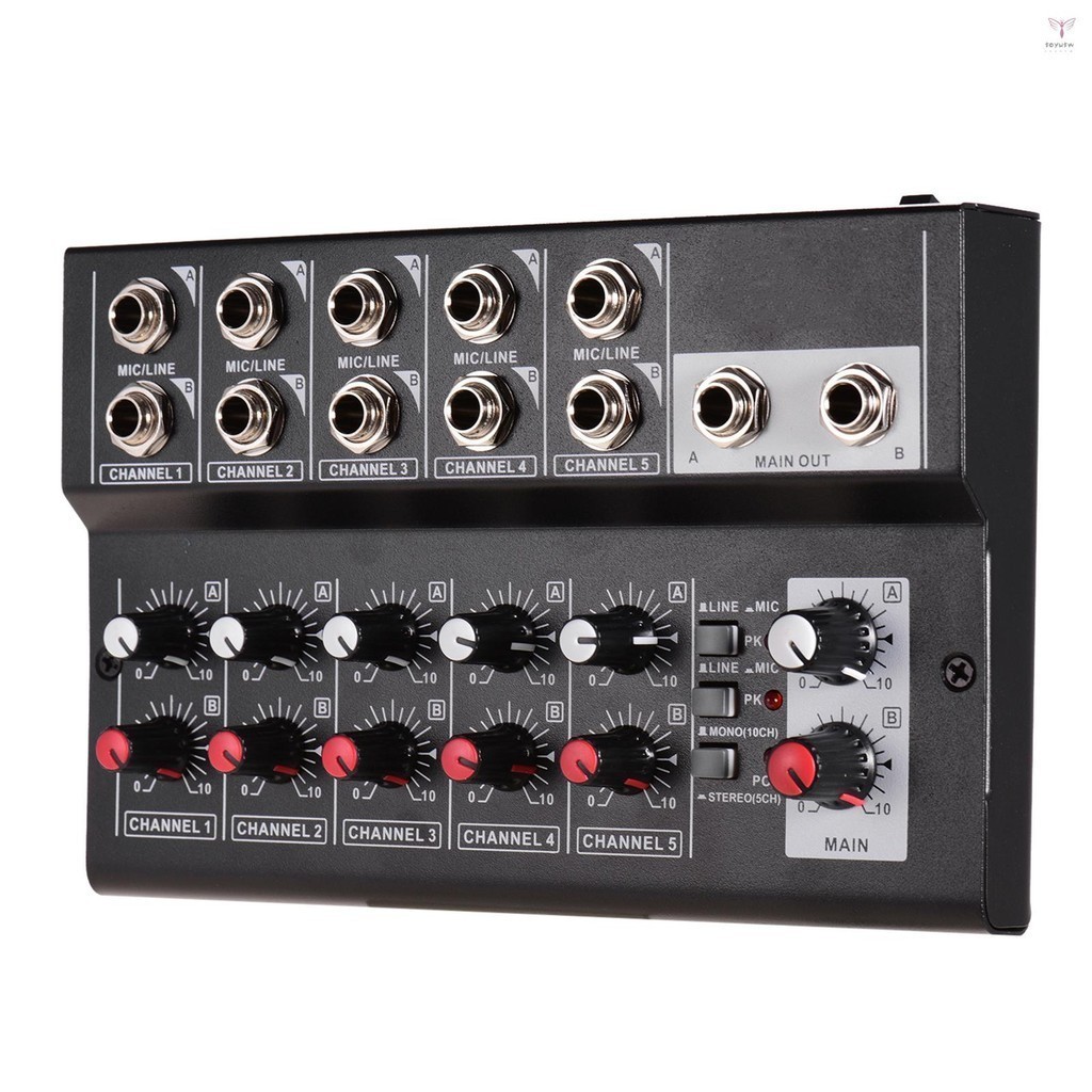 Mixer Com 10 Canais Premium Mic/professional Sound Mixer