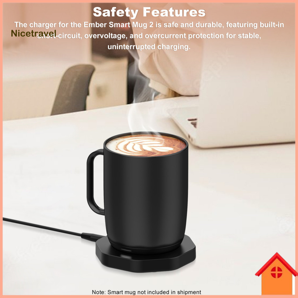 Mug Fast Charging Dock Charger Replacement Base for Ember Temperature Controlled 1/2 – Non-slip for Home Office Use