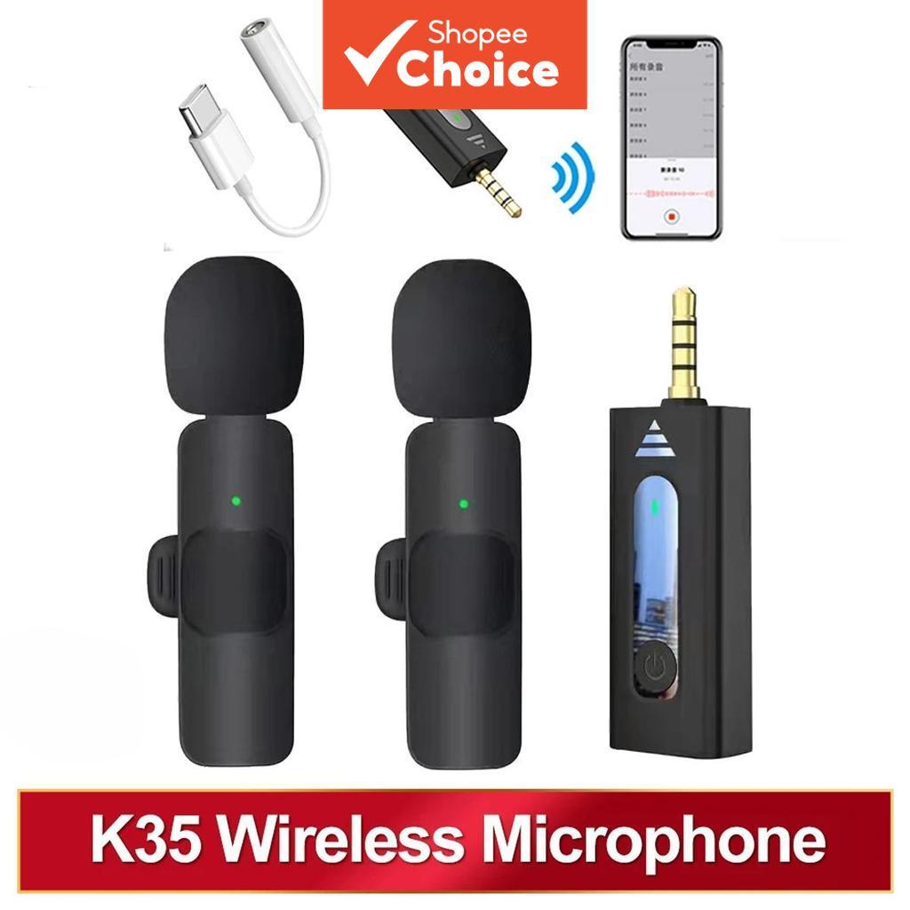 Microfone de Lapela Lavalier Wireless Bluetooth Mini Microfone para Celular PC Móvel Gravata Pro