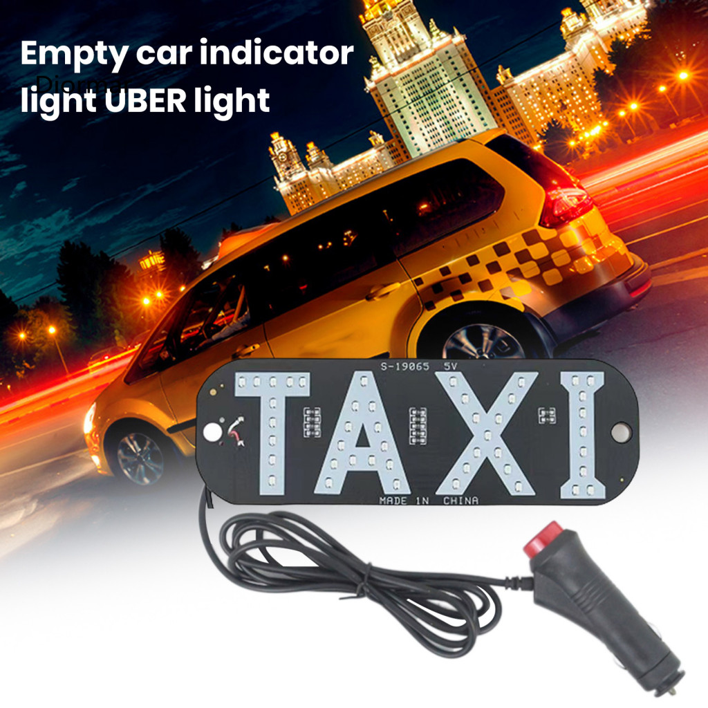 High Brightness Led Taxi Sign Grab Light Waterproof with Usb Power – Windshield Stickers for Ride-hailing Cars for Sou