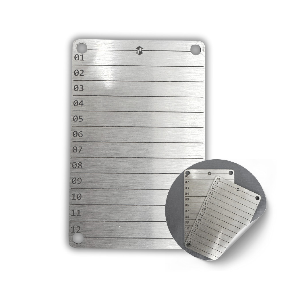 Placa Cold Wallet Gravada - 12/24 Palavras
