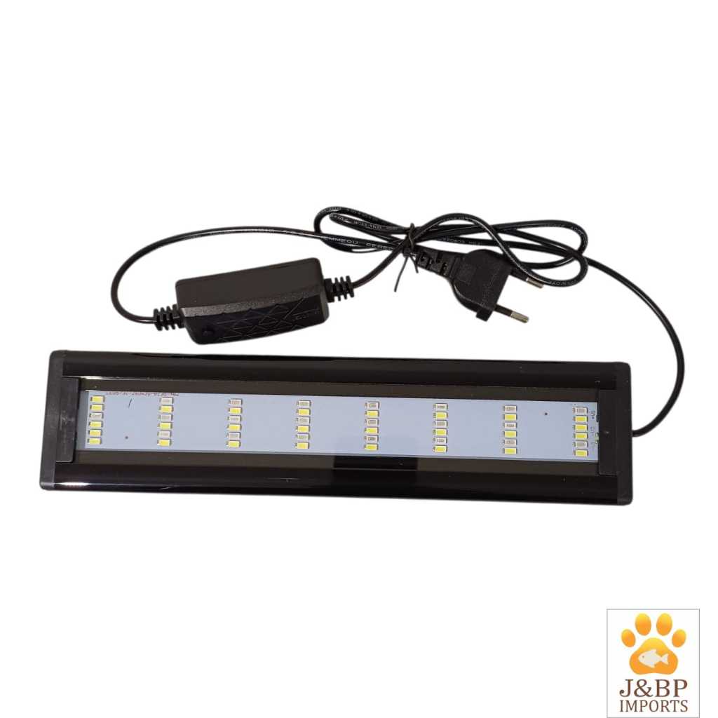Luminária Para Aquário Doce e Ornamental 2 Estágios de Cores (Branca+RGB)/Expansivel/Envio Imediato