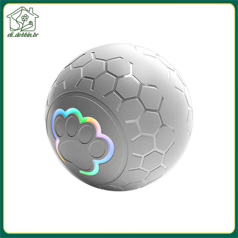 Bola De Brinquedo Para Cachorro Inteligente , Eletrônica Animais De Estimação , Rolamento Automático Com Luz RGB Ajudar
