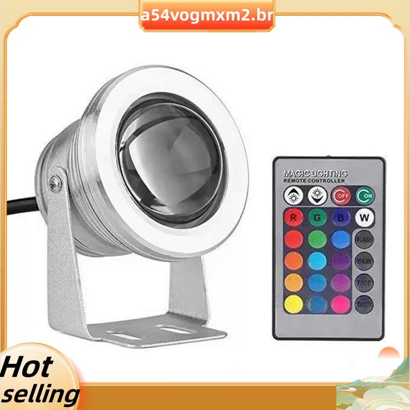 Luz Subaquática Embutida De Alta Tensão 85-265v LED Holofote RGB Fonte Piscina Lagoa Aquário Lâmpada B