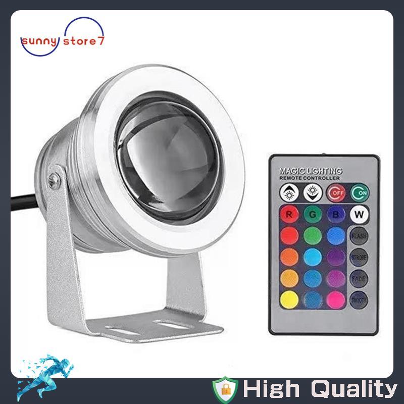 [Best S] Luz Subaquática Embutida De Alta Tensão 85-265v LED Holofote RGB Fonte Piscina Lagoa Aquário Spotlight Lâmpada