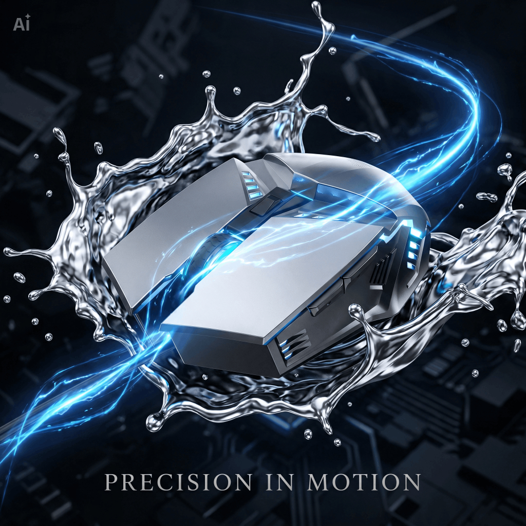 Mouse Gamer com Fio LED RGB – Alta Precisão para Jogos e PC