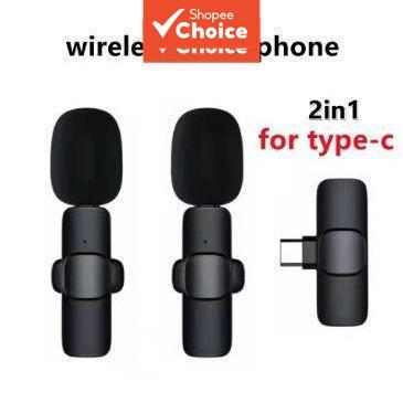 Microfone de Lapela Sem Fio Mini K9 com Cancelamento de Ruído para Vlogs e Transmissão ao Vivo ao Ar Livre para Android
