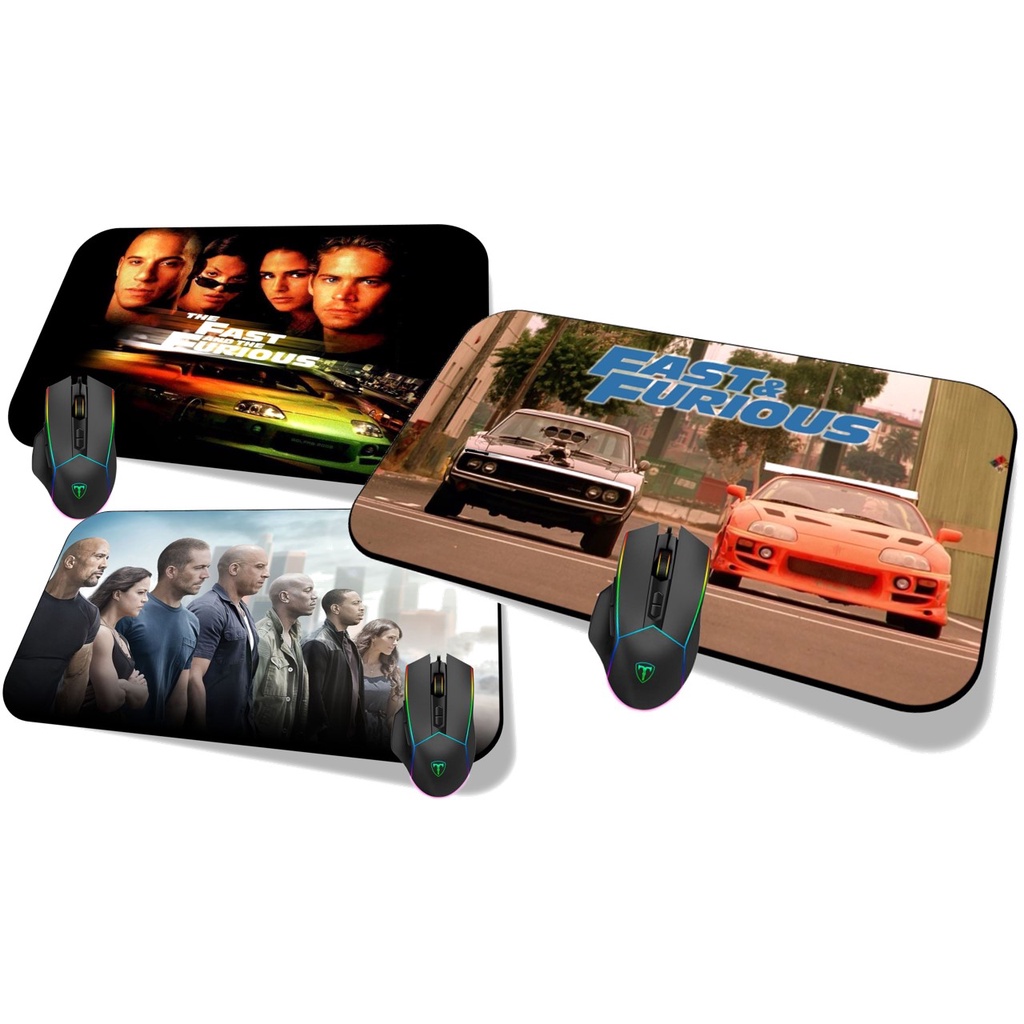 Mousepad Mouse pad Velozes e Furiosos 35x25 Fast and Furious