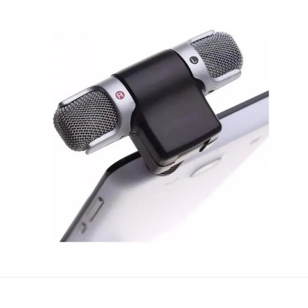 Mini Microfone Articulado Stereo P3 Portátil Para Celular Camera Notebook Android Iphone