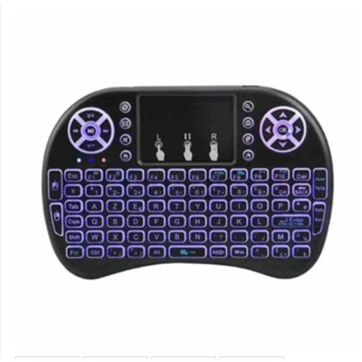 Mini Teclado Luminoso Com Bluethoot E Wifi Ref. Ley-182