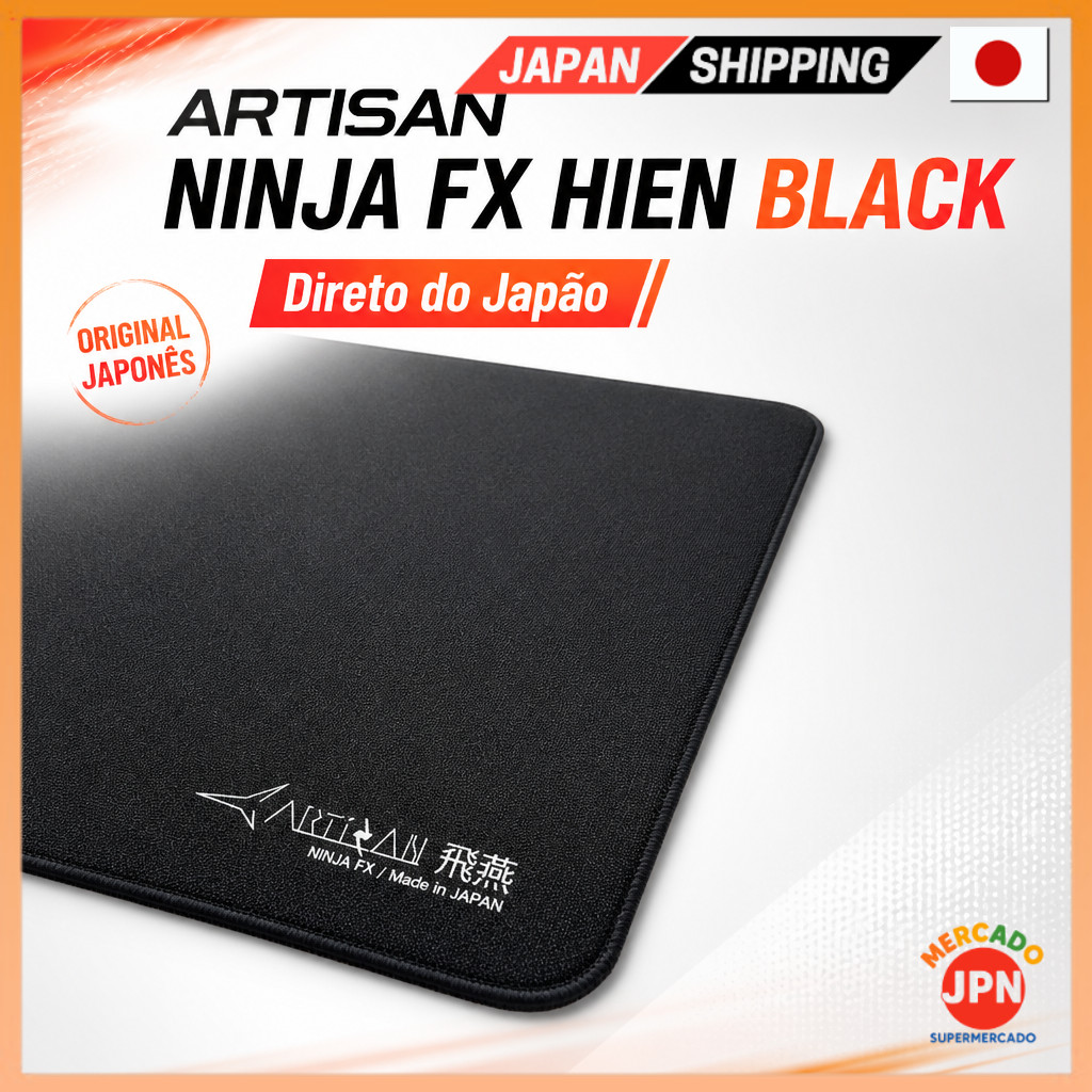 ARTISAN NINJA FX HIEN GAMING MOUSEPAD Preto (VARIOUS SIZES) Direct from JAPAN