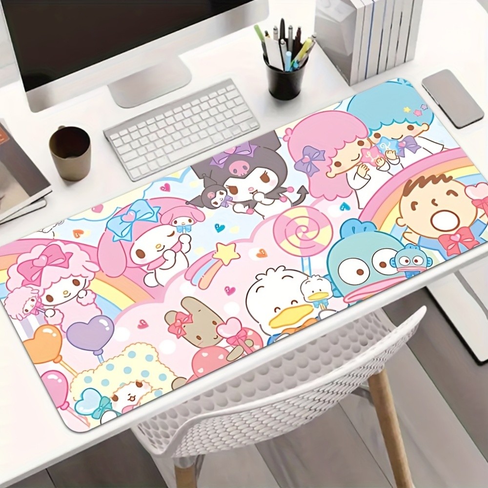 Mouse Pad Gaming Adorável da Família Sanrio Fofo Bonito Kawaii Cute