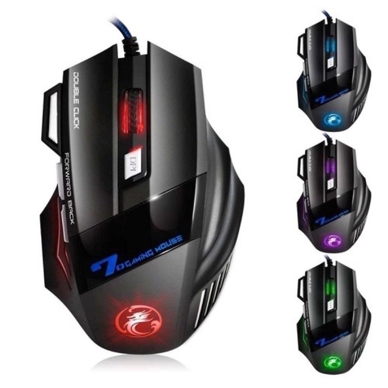Mouse gamer 2400dpi com fio USB 7D extreme 7cores RGB xtreme 4modo DPI gaming (X7)