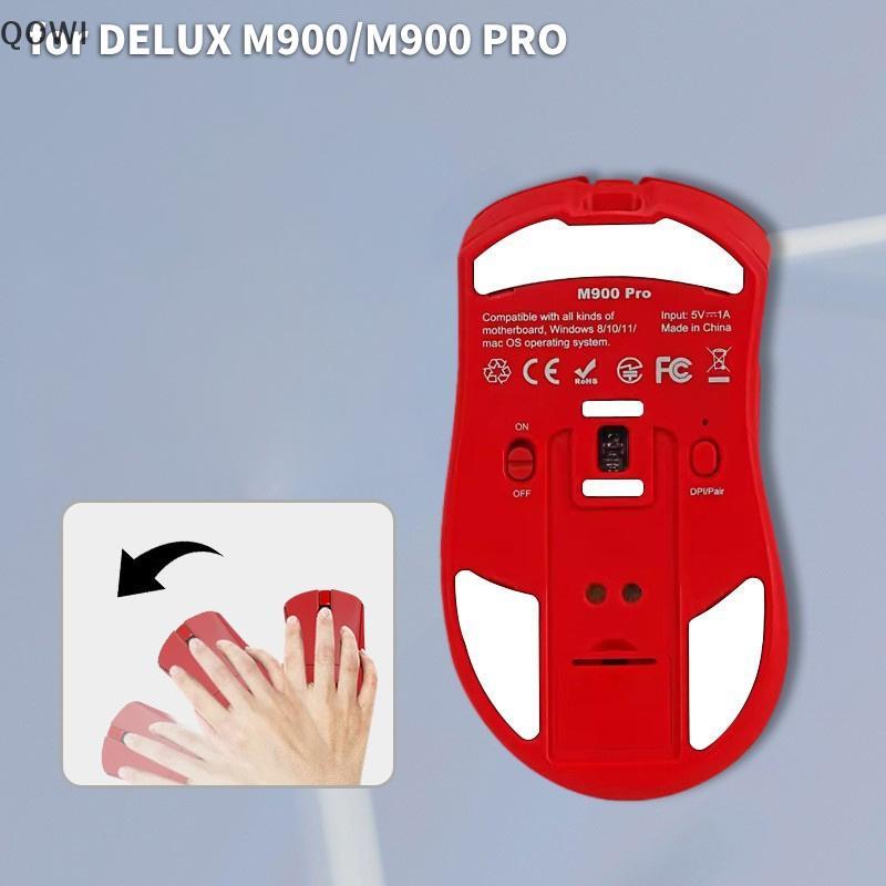 qo Antiderrapante Mouse Pé Almofada Stier Para DELUX M900/M900 Pro Gaming PCputer Desktop E-Sport Gamer Acessórios br