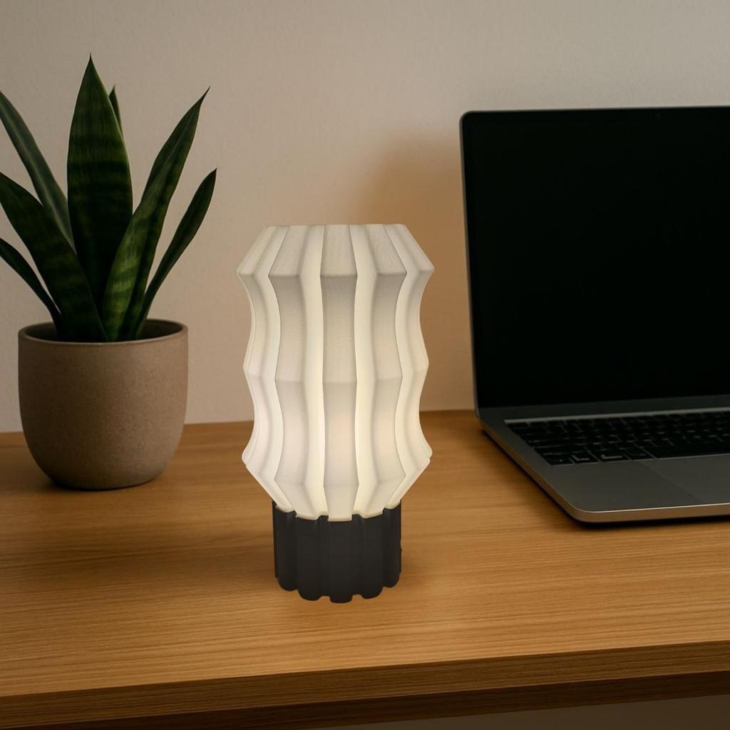 Luminaria Mesa Abajur Led Portátil NURIA Luxo Luz de Cabiceira Abajures Decoracao Diversos Presente Quarto Geometrico