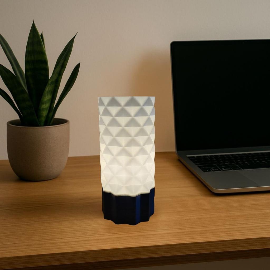 Luminaria Mesa Abajur Led Portátil BELLA Luxo Luz de Cabiceira Abajures Decoracao Diversos Presente Quarto Geometrico