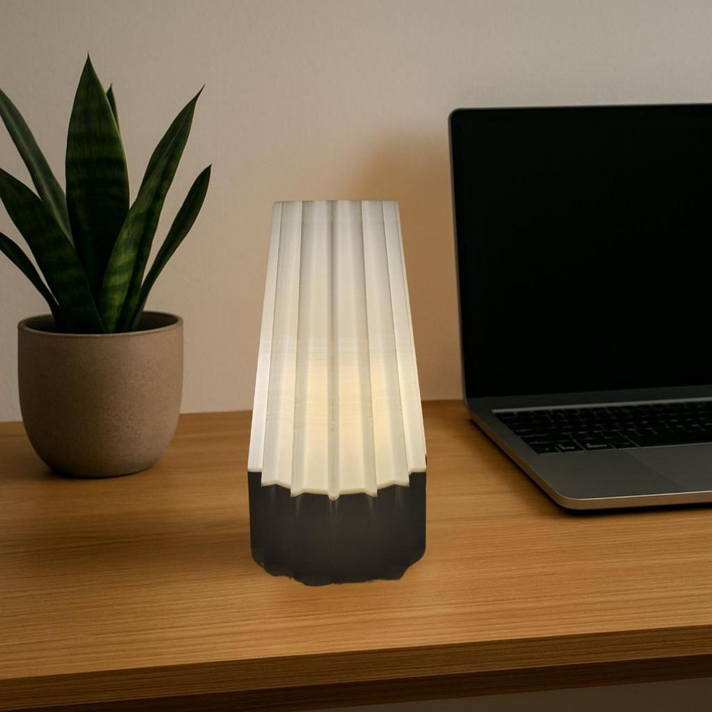 Luminaria Mesa Abajur Led Portátil Liz Luxo Luz de Cabiceira Abajures Decoracao Diversos Presente Quarto Geometrico