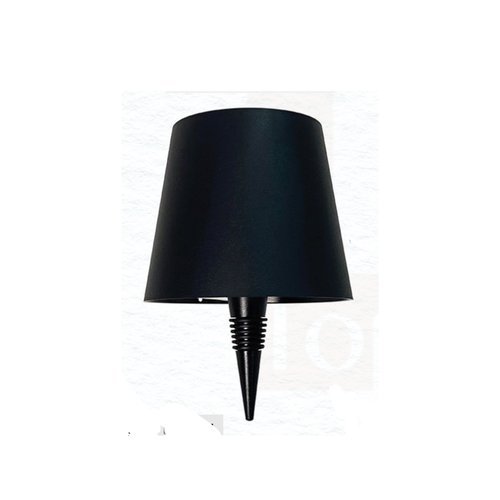 Mini Luminária Led Preta Portátil Eficiência Energética Decoração Interna Casa Design Moderno