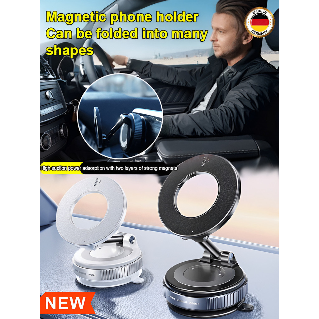 [Rotação 360°] 🛍️Must Have🛍️ Magnetic Car Phone Holder/Universal Car Mount/Magnetic Phone Stand/Vehicle Mobile Accessori