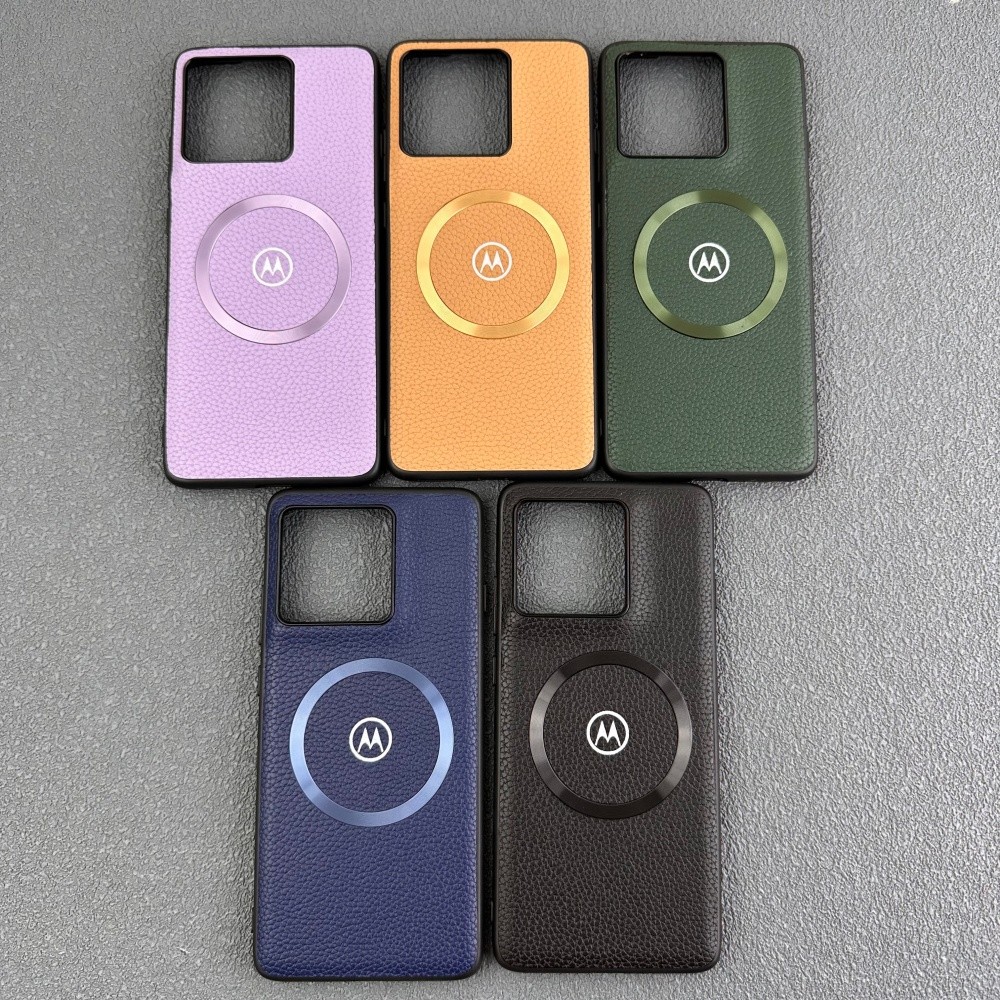 Capa Magnética De Telefone De Couro Para Motorola Edge 70 60 Pro 60 Power 60 Fusion 50 Neo G2026 G86 G56 G66 De Carregad