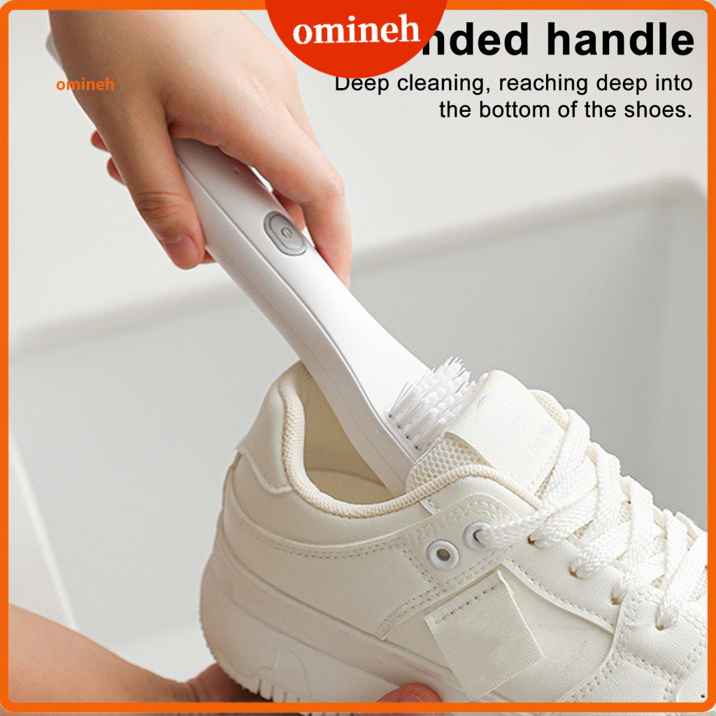 Cordless Shoe Cleaner Powerful Electric Brush – Multifunctional Rechargeable for Uppers Soles Laces Seams Portable Eas